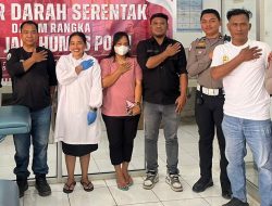 Wujud Kepedulian Sesama, Polres Tana Toraja Gelar Donor Menyambut HUT Humas Ke-74