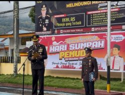 Tingkatkan Semangat Persatuan, Polres Tana Toraja Gelar Upacara Sumpah Pemuda