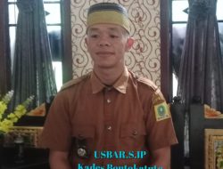 Bapak Kades Usbar,S.IP : Melayani Masyarakat dengan Sepenuh Hati