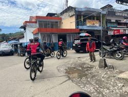 Patroli Sepeda Sat Samapta Polres Tana Toraja, Wujud Nyata Kedekatan Polri dengan Masyarakat