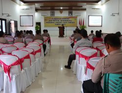 Polres Tana Toraja Gelar Pembinaan Rohani dan Mental, Bentuk Anggota Berintegritas dan Humanis