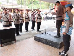 Kapolres Tator Pimpin Upacara Sertijab Kasat Reskrim, Kasat Intel, Dan Kasat Narkoba