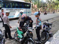 Penertiban 8 Sasaran Operasi Zebra, Satlantas Polres Tana Toraja Tindak Kendaraan Tidak Lengkap dan Knalpot Brong