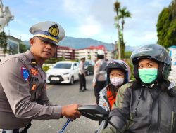 Hari ke-5: Operasi Zebra Pallawa 2025, Satlantas Polres Tana Toraja Gencarkan Sosialisasi Humanis dan Edukasi Keselamatan