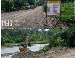Pembangunan Inspeksi Sungai Lapai Diduga ada Penyimpangan dan di Sorot Warga