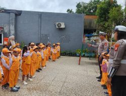 Polisi Sahabat Anak, Satlantas Polres Tana Toraja Kenalkan Tertib Lalu Lintas Sejak Dini di TK Bhayangkari