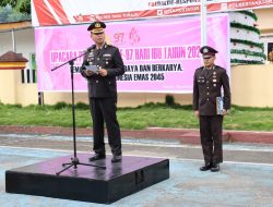 Kapolres Tana Toraja Pimpin Upacara Hari Ibu ke-79, Apresiasi Peran Perempuan