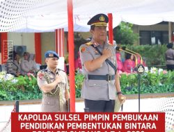Kapolda Sulsel Pimpin Pembukaan Pendidikan Pembentukan Bintara Polri Gelombang I T.A. 2026