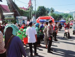 Polres Tana Toraja Pastikan Car Free Day dan Pawai Ta’aruf Milad Muhammadiyah ke-113 Berlangsung Aman dan Lancar
