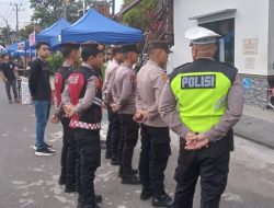 Pengamanan Humanis Polres Tana Toraja Wujudkan Car Free Day Aman dan Tertib