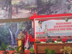 Kapolres Tana Toraja Sosialisasikan Layanan 110 di Musrenbang RKPD