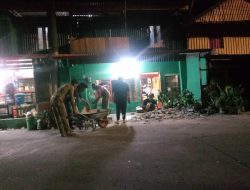 Warga Kopratip Bongkar Sendiri Bangunan Depan Rumah Dukung Penertiban Kota Makassar