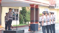 Kapolres Tator Pimpin Upacara Sertijab Kasat Lantas, Kapolsek Makale Dan Kapolsek Sangalla