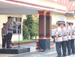 Kapolres Tator Pimpin Upacara Sertijab Kasat Lantas, Kapolsek Makale Dan Kapolsek Sangalla