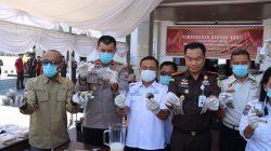 Wakapolres Tana Toraja Hadiri Pemusnahan Barang Bukti Inkrah, Tegaskan Sinergitas Penegakan Hukum